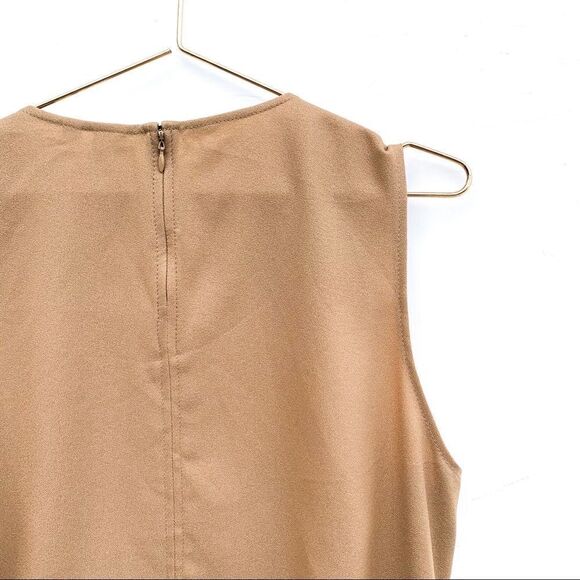 GAP Brown Camel Genuine Goat Suede Shell Top - Picture 10 of 13